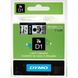 53710 / S0720920 - ruban cassette de marque Dymo - noir, transparent