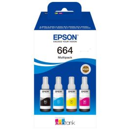 C13T664640 / 664 - cartouches de marque Epson - multipack 4 couleurs : noire, cyan, magenta, jaune