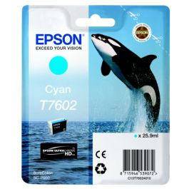C13T76024010 / T7602 - cartouche de marque Epson - cyan
