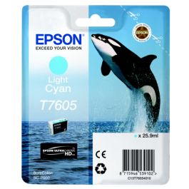 C13T76054010 / T7605 - cartouche de marque Epson - cyan photo