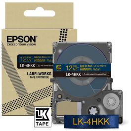 C53S654002 / LK-4HKK - ruban de marque Epson - bleu, or