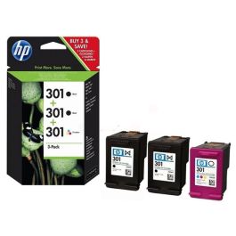 E5Y87EE / 301 - cartouches de marque HP - multipack 3 couleurs : noire, multicouleur