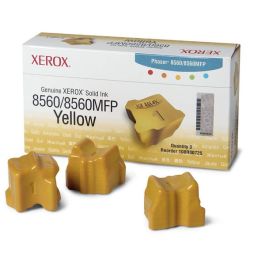108R00725 - encre solide de marque Xerox - jaune - pack de 3