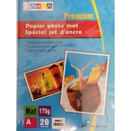 Papiers photo MAT - A6 - 20 feuilles - 170 g
