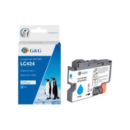 LC424C - cartouche qualité premium compatible Brother - cyan