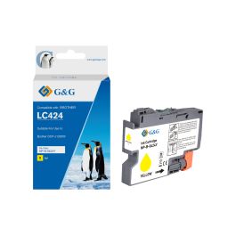 LC424Y - cartouche qualité premium compatible Brother - jaune